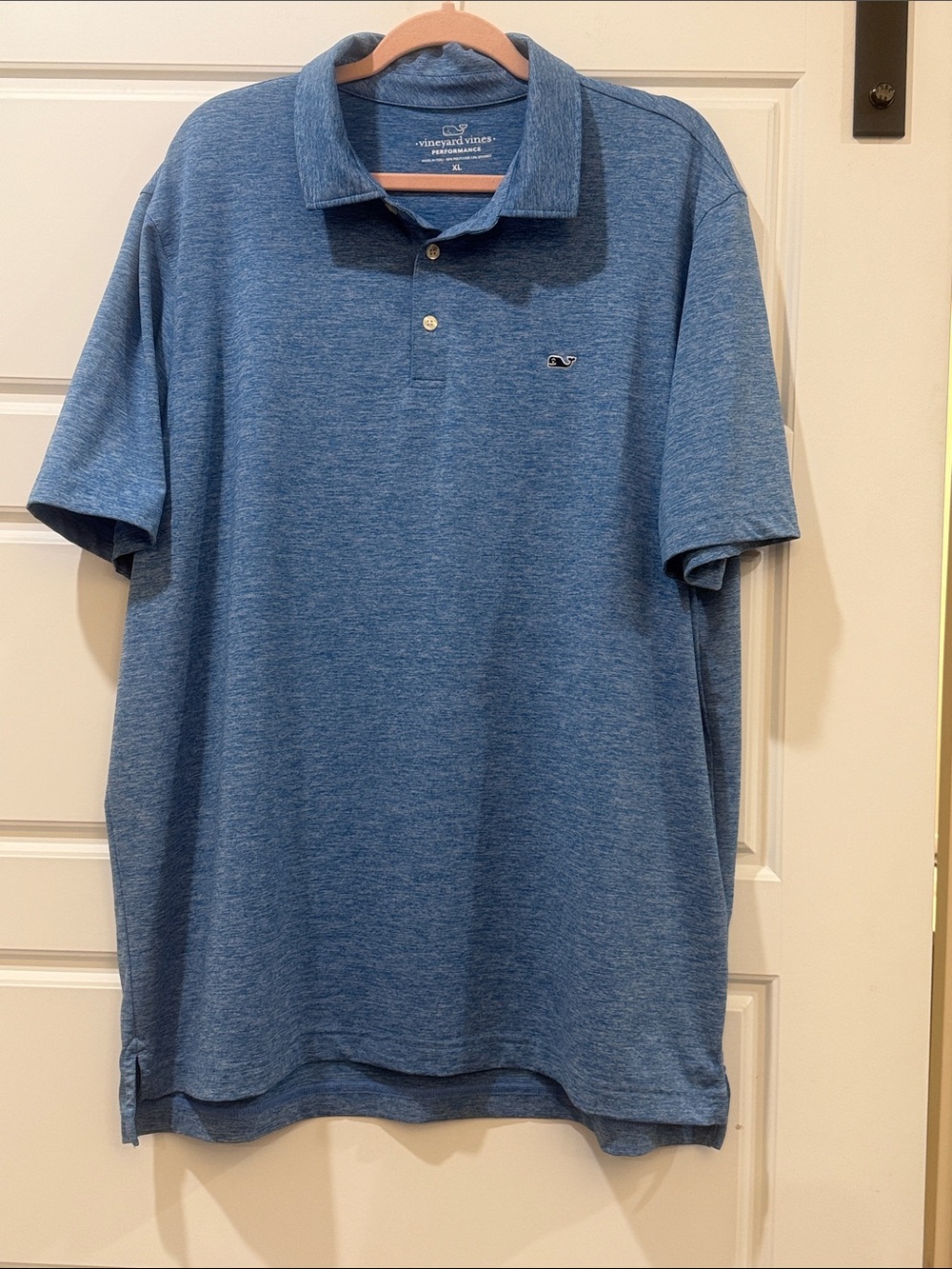 Vineyard Vines Blue Heather Polo